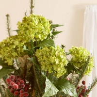 weihnachtsbaum-deko-christbaumspitze-hortensie-grn-frisch