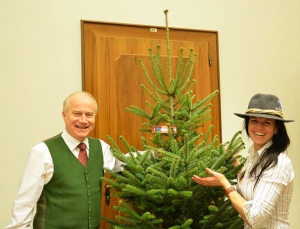 Christbaumüberbringung ins Landhaus